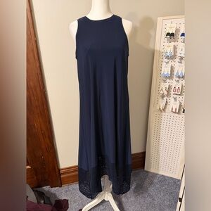 Elegant Navy Maxi Dress